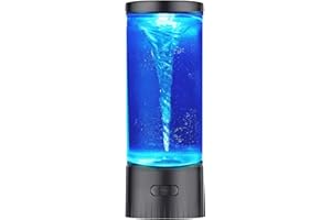 COLORLIFE Tornado Twister Hurricane Light - Nouveauté Nature Décor Cadeau Mini Water Vortex Maker Ambiance Veilleuse Anniversaire Vacances Noël