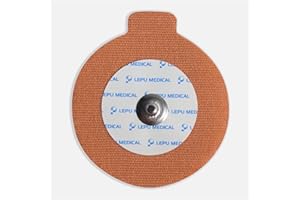 Wellue Lot de 10 électrodes sans fil conçues pour les appareils ECG Wellue ER1-LW longue durée 24 heures