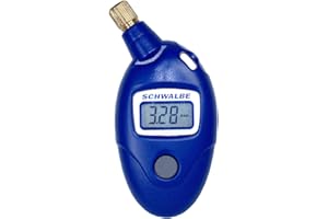 Schwalbe Pressure Meter Airmax Pro Accessoires de vélo, bleu, 9,5 x 4,5 x 2 cm