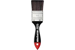 Da Vinci 5040 Series Top-Acryl Brush, Synthetic Fiber, Black/Red, 18 x 4 x 30 cm