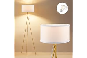 HOME SWEET HOME COLLECTION Home Sweet Home - nowoczesna metalowa lampa stojąca LED E27 9W 2700K, retro z trójnożnym statywnem, 53/53/138 cm