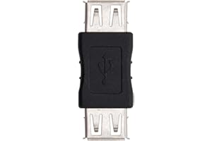 NANO CABLE NANOCABLE 10.02.0001 - Adaptateur USB 2.0, A/F-A/F, Femelle-Femelle, Noir