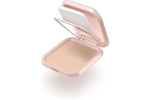 KIKO Milano Skin Lover Refining Face Powder Foundation 02, Fond De Teint Compact En Poudre Hydratant Et Lissant
