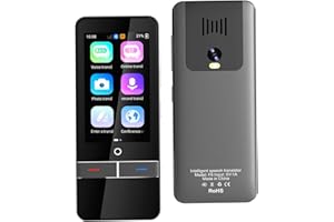 DNOYEVVS übersetzer mit sprachausgabe, Offline Sprachübersetzer in 14 Sprachen, Instant Picture übersetzungsgerät, unterstützt 139 Sprachen Übersetzung, AI Voice Assistant, für Business Travel Learning.