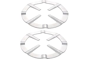 MANXIYECHEN Gas Ring Reducer 2 Pcs Coffee pot holder Trivet Aluminum Gas Stove Cooker Plate for Gas Hobs Coffee Mocha Pot Saucepan