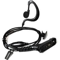 Auricular Walkie Talkie Con Micrófono PTT 3,5 Mm - Gira 180° - Para Seguridad, Eventos, Paintball