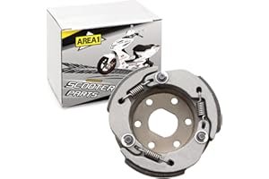 Area1 Embrague Scooter 50ccm 107mm compatible con Yamaha Aerox Jog Neos, Gilera Runner, Piaggio NRG TPH Zip, Vespa ET2 ET4 Sprint, Peugeot Speedfight 2 3 4 Jetforce, GY6 Rex 139QMAQMB