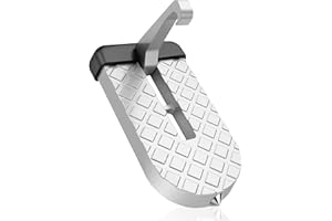 luwiscook Klappbarer Auto Türpedal mit U Haken Verriegelung und Sicherheitshammer, Einfachen Zugang zum Dach und Dachträger des Autos,Passt die Fahrzeug mit Den SUV, RV, Sedan