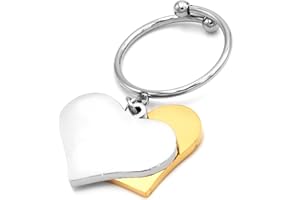 Colours & Beauty Anello Donna Pendente Con Ciondoli| Anelli Donna Regolabili Con Ciondolo In Acciaio | Anello personalizzabile