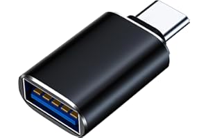 MEPSIES USB C Adapter, USB C auf USB 3.1 OTG Adapter Kompatibel mit MacBook Pro, Samsung Galaxy, Typ-C Handys, Tablets und Laptops (Schwarz)