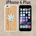 Produktbild OUUcase 3D-Unkrautvlies auf Holz Custom made Case/cover/skin für iPhone 6 Plus, Tasche weiß für HD design PC-cover