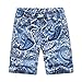 Produktbild UJUNAOR 2019 Sommer Herren Badeshorts/Badehose Mode im ethnischen Stil Print Surfen Trunks Hosen für Männer Strandhosen Schnelltrocknend Unterwäsche(Blau,XXX-Large)