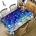 Produktbild BZ-ZXS Tischdecke Tischtuch Leinendecke Leinen Pflegeleicht Abwaschbar Schmutzabweisend TischwäSche Bunte Geometrisches Muster,50 * 130CM