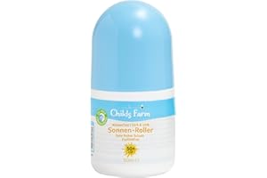 ‎CHILDS FARM Childs Farm Sonnenroller für Kinder und Babys, sehr hoher Schutz mit LSF 50+, wasserfest, UVA- und UVB-Schutz, 50 ml | Für trockene, empfindliche oder auch zu Ekzemen neigende Haut geeignet