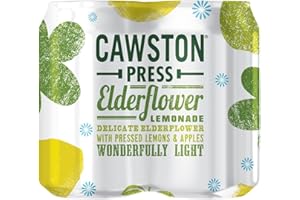 Cawston Press Elderflower Lemonade, 4 x 330ml Cans