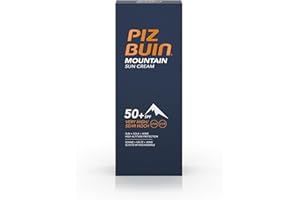 Piz Buin Mountain Face Suncream SPF 50+ (50ml), Advanced Skincare Protection Against The Elements, Fast-Absorbing Sunscreen with Long-Lasting Moisturisation