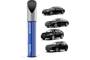 EVOOOR (475) Black Sapphire Metallic retouche de peinture automobile pour BMW, Réparation des rayures pour voiture, Solution rapide et facile pour la réparation