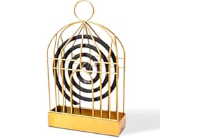 ‎KOIROI Mückenspirale Halter, Moskito Spulenhalter, Räucherspiralen Halter, Tragbar Metallisch Moskito Spulenhalter, Räucherstäbchenhalter Mückenspirale Behälter für Hausgartencamping