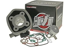 NARAKU Standard Zylinder 50ccm kompatibel mit SACHS Speedjet RS, kompatibel mit Yamaha Aerox, Jog RR, 50cc ROLLER