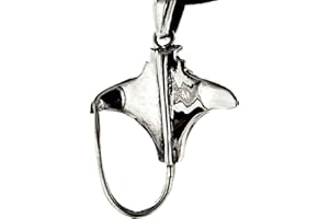 Kiss of Leather 374 - Ciondolo a forma di razza in argento Sterling 925