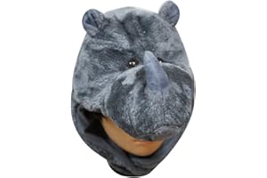 Petitebelle Halloween Costume Hat Animaux Vêtements unisexe Taille gratuit Taille unique Rhinocéros