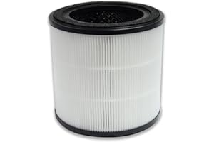 PUREBURG Filtre de rechange compatible avec le purificateur d'air AEG PURE 5000 & AX3 et Electrolux Flow A3 A3UV, charbon actif H13 True HEPA