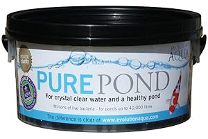 Evolution Aqua Pure Pond – Beneficial Bacteria for Ponds | Pond Bacteria Treatment & Healthy Water Maintenance for clear pond | Aids biological filtration and Fish Safe Pond Equaliser | 2000ml