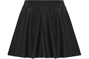 GENERIC Hiffy Girls Kids Circular Ballet Dance Skirt Short Skating Tap Jazz Gymnastics Tutu Age 3-13 Years