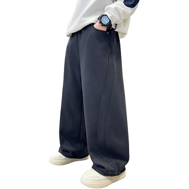 Jungen Freizeithose Jogginghose Für Jungen - Leichte Fleece-Hose, Lose Passform, 1-13 Jahre Baggy Jogginghose Kinder