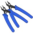 VCELINK Wire Cutters Side Cutters Precision Flush Cutters Small Cable Snips Diagonal Pliers Ideal for Electronic Industry Repair, Jewelry Processing, DIY Model Making 2 Pack
