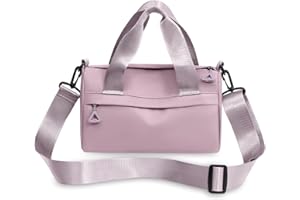 HICARRY Mini Gym Bag, Nylon Mini Duffle Bag, Small Waterproof Crossbody Shoulder Bags Lightweight Zipper Gym Tote Bag with Adjustable Strap