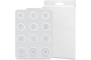 SHEPATIO Smart Ring Sizing Kit Compatible with Oura Ring 4- Size Before Purchase - Unique Measurement Classification for Smart Rings Size 4/5/6/7/8/9/10/11/12/13/14/15 (White)