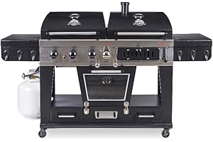 Pit Boss Memphis Ultimate Combo Gas and Charcoal BBQ/Smoker PBMEMU1 PLUS COVER AND REGULATOR KIT