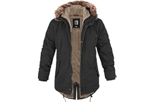 bw-online-shop Winterparka Fishtail mit Futter Herren Parka Jacke