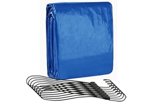 MOEM&AN Lonas Impermeables Exterior 4x5m con 8 Pulpos Elásticos, Lona Impermeable Exterior Multiusos con Ojales, Toldo Impermeable - Cubre Muebles Jardín, Barbacoa, Leña, Aísla Humedad Suelo, Camping (4x5m)