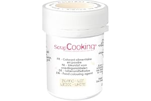 SCRAPCOOKING Colorante alimentare in polvere 5 g - bianco