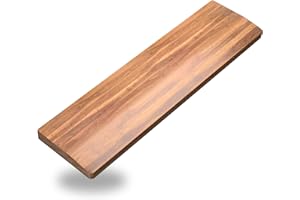 Tastatur-Handgelenkauflage aus Holz, Handgelenkauflage aus schwarzem Walnussholz für 60% Tastatur mit rutschfester Gummibasis, MageGee Ergonomische Tastatur-Handballenauflage zur Schmerzlinderung