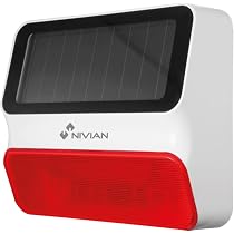 Nivian Allarme WiFi + GSM Con Schermo Touch – Kit Antifurto Wireless Per Casa E Ufficio, Sensori Senza Fili, Notifiche SMS E Chiamate, App Tuya, Batteria Backup