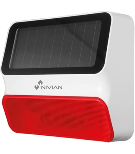 Sirène extérieure RISCO RF radio sans fil avec flash led - Bricolage
