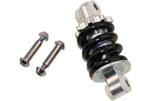 Trkimal Amortiguador trasero de motocicleta para scooter de gas, bicicleta eléctrica, minimoto, Dirt Bike, ATV, quad, mini Pocket Bike, bicicleta de montaña, Go-Kart (100 mm/750 libras)