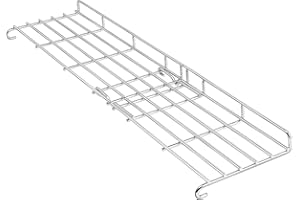 GFTIME Grille de maintien au chaud en acier inoxydable pour barbecue à gaz Weber Genesis II 400 Series – Zone de cuisson étendue pour modèles E/S/SE-410, E/S-435, pièce de rechange pour Weber 66045,