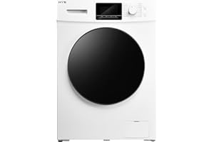 HYE Washing Machine - Washer, 10KG Drum, 1400RPM, A Energy Rating, 60CM Width, Freestanding Design, Quiet 76 dB Operation, 16 Programs, Quick & Eco Wash, Perfect For Busy Households - W0110RT14W07