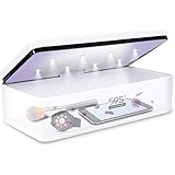 Sterilizzatore UV Professionale, 59S Sterizzatore UV Scatola LED con 8 Perline Lampada Sterilizzazione Rapida 99,9%, Adatto p