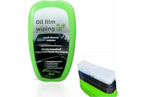 GUBCUB Automotove Oil Film Cleaning Brush green - Car wash Brush Prevents Rain and Fog Glass Oil Film Remover - Car Glass Cleaning Board, Enhances Clarity and Visibility