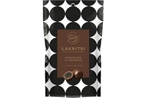 Fazer Lakritsi - Chocolate & Liquorice - Schokolade und Lakritze - Original Finnisch Milchschokolade bedeckt Schwarze Lakritze Süßigkeiten 140g