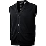 Herothorn Cardigan Panciotto da Uomo Senza Maniche Gilet Invernale Giacca Maglione Felpa Uomo Maglia Cardigan Maglieria con T