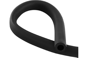 Kajaia Pipe Insulation Lagging Foam Pipe Cover Wrap Roll Black Cladding Hollow Hose Heat Preservation for Exercise Machine Handle Grip Outdoor Winter Protection(22 mm Inner Diameter, 3.6 Meter Long)