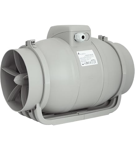 003329 DUCT RAIL FAN DC plus 50 (Black) BRID - Circulator Duct