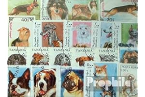 PROPHILA COLLECTION Motives 50 Divers Chiens Timbres (Timbres pour Les collectionneurs) Chiens/Loups/hyènes