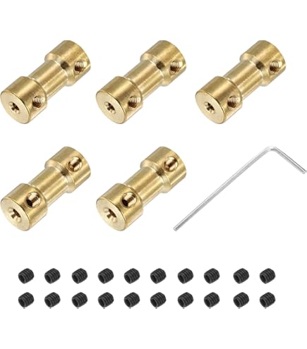 5mm To 6mm Bore Rigid Copper Shaft Coupler Robotics Bangladesh - View #2